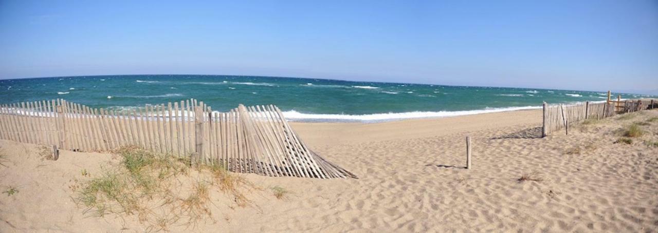 Maison Jardin Wifi - Climatisation - 100 M Plage Sauvage - 20 Min Perpignan Torreilles Exterior photo